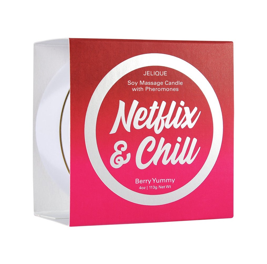 Jelique Massage Candle Netflix & Chill Berry Yummy 4oz